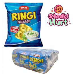Rymut Ringi Chrupki Kukurydziane o Smaku Fromage 30 szt. 600 g