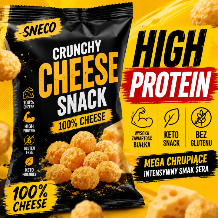 Sneco Suszony Ser Cheddar 28 g
