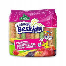 Axpal Pałeczki Kukurydziane o Smaku Owocowym 20 szt. 1,2 kg