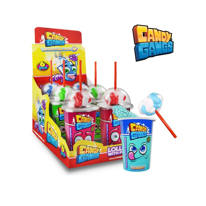Candy Gangs Brainstorm Jack Lizak w Kształcie Mózgu 12 szt. 720 g