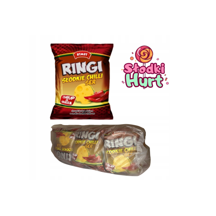 Ringi Rymut Słodkie Chilli-Ser 30 x 20 g – Chrupki