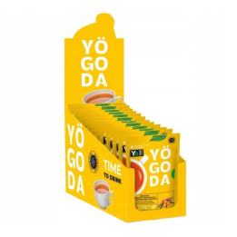 Yogoda Herbata Rokitnikowa z Miodem, Limonką i Imbirem 14 × 50 ml