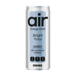 OSHEE AIR Bright Yuzu ZERO 12 × 250 ml – Napój Energetyczny (cena z kaucją)