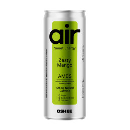 OSHEE AIR Zesty Mango ZERO 12 × 250 ml – Napój Energetyczny (cena z kaucją)