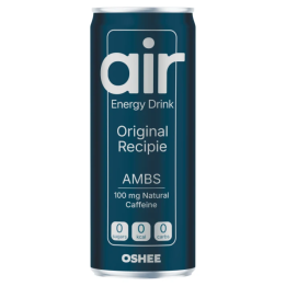 OSHEE AIR Original ZERO 12 × 250 ml – Napój Energetyczny (cena z kaucją)