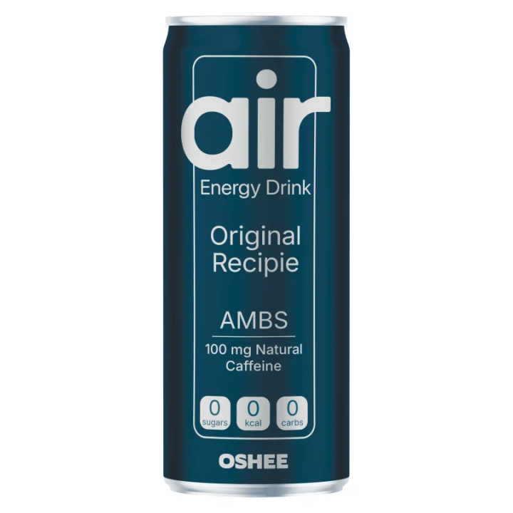 OSHEE AIR Original ZERO 12 × 250 ml – Napój Energetyczny (cena z kaucją)