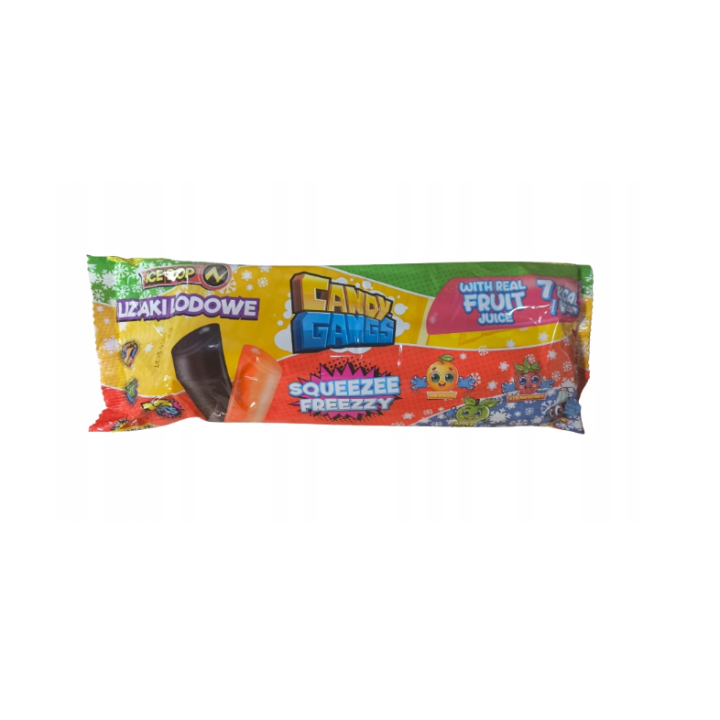 Candy Gangs Ice Pops Lody Wodne do Mrożenia 12 szt.