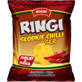 Ringi Rymut Słodkie Chilli-Ser 30 x 20 g – Chrupki