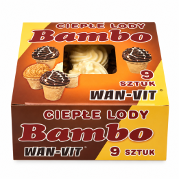 Ciepłe lody Bambo 9 sztuk Wan-Vit