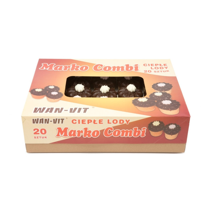 Ciepłe Lody „Marko Combi” 20 sztuk Wan-Vit