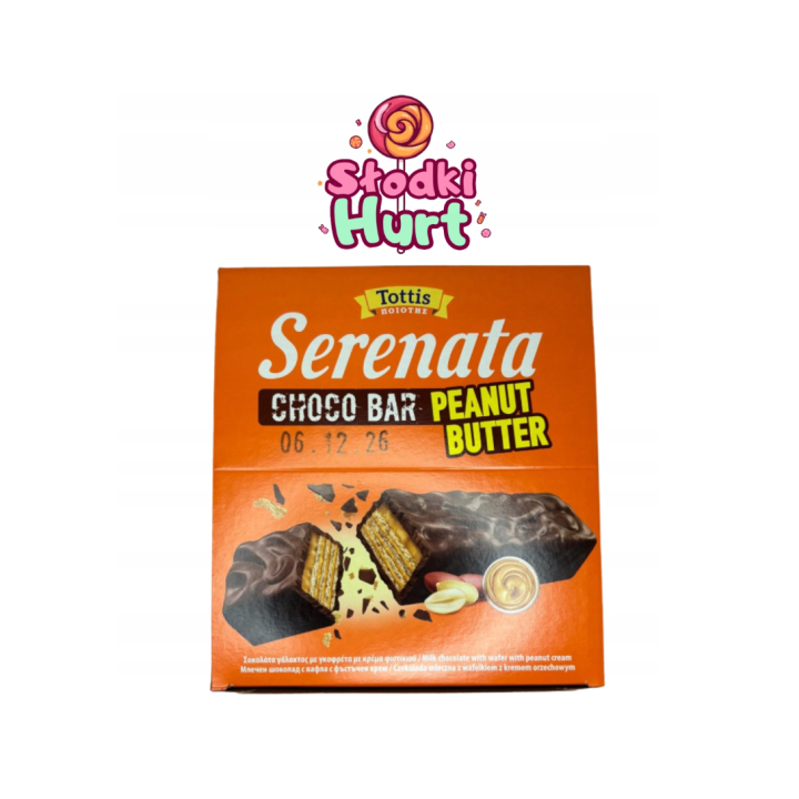Tottis Serenata Choco Bar Peanut Butter 20 szt.
