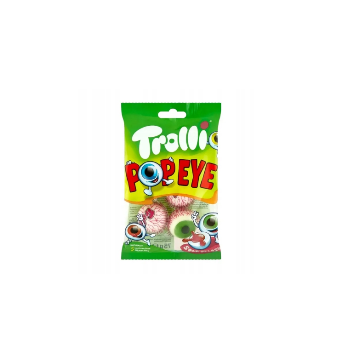 Trolli Żelki Oczy 75 g – Żelki z Płynnym Nadzieniem