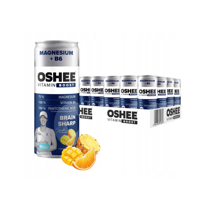 OSHEE Vitamin Boost o smaku owoców tropikalnych 24x250ml (cena z kaucją)