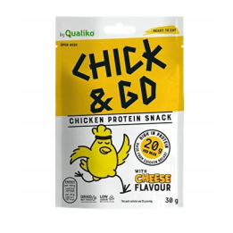 CHICK&GO Suszona Pierś Kurczaka Serowa 30g Plastry