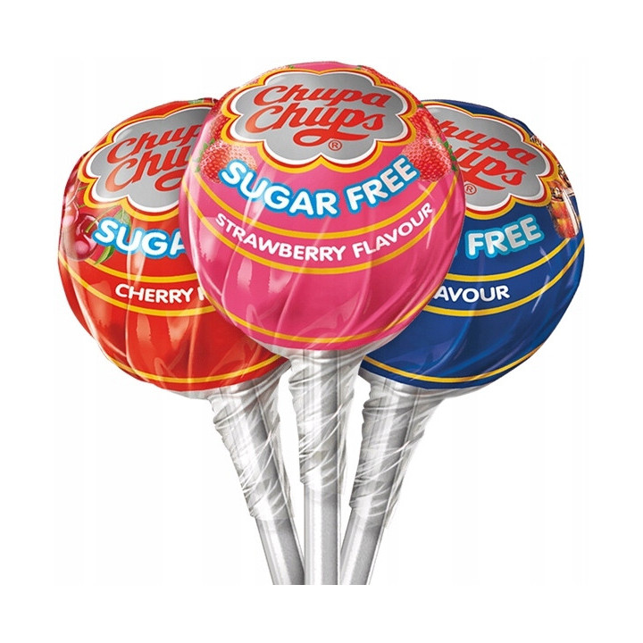 Chupa Chups Sugar Free Mix Smaków Bez Cukru 110g