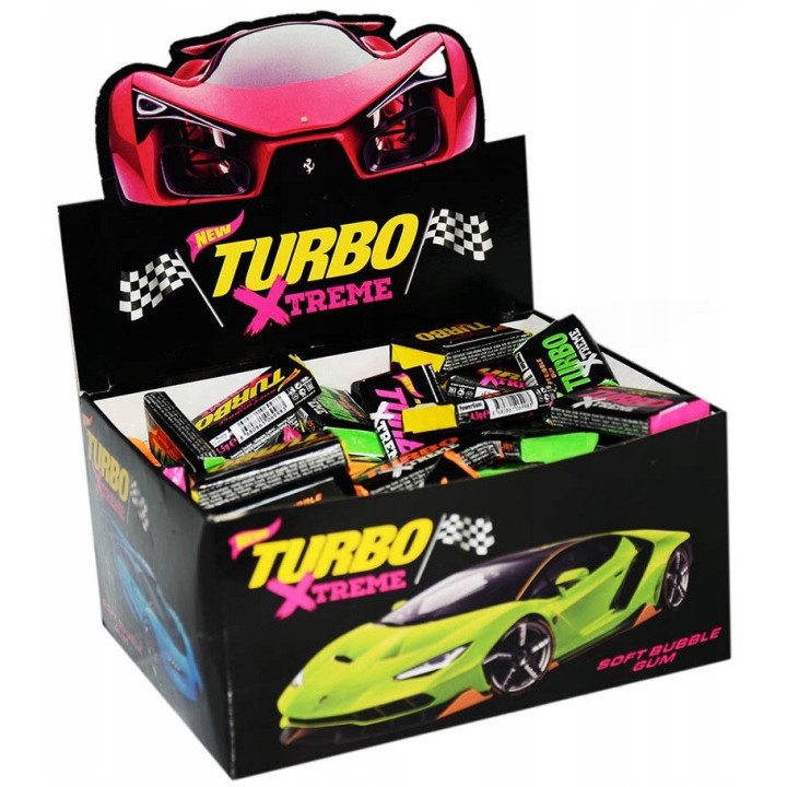Turbo Xtreme Gumy Balonowe o Smaku Tutti-Frutti 100 szt. 450 g