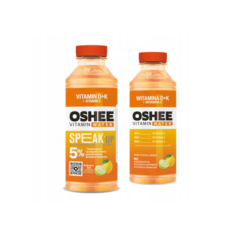 6x OSHEE Vitamin Water Witamina D + K Speak UP bez barwników, 555 ml 2.png